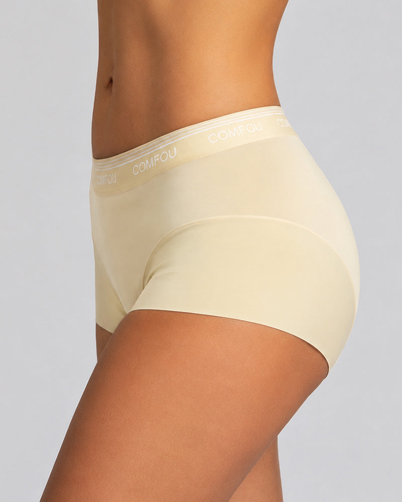 Five-Pack Mid Waist Pure Cotton High Elasticity Breathable Briefs
