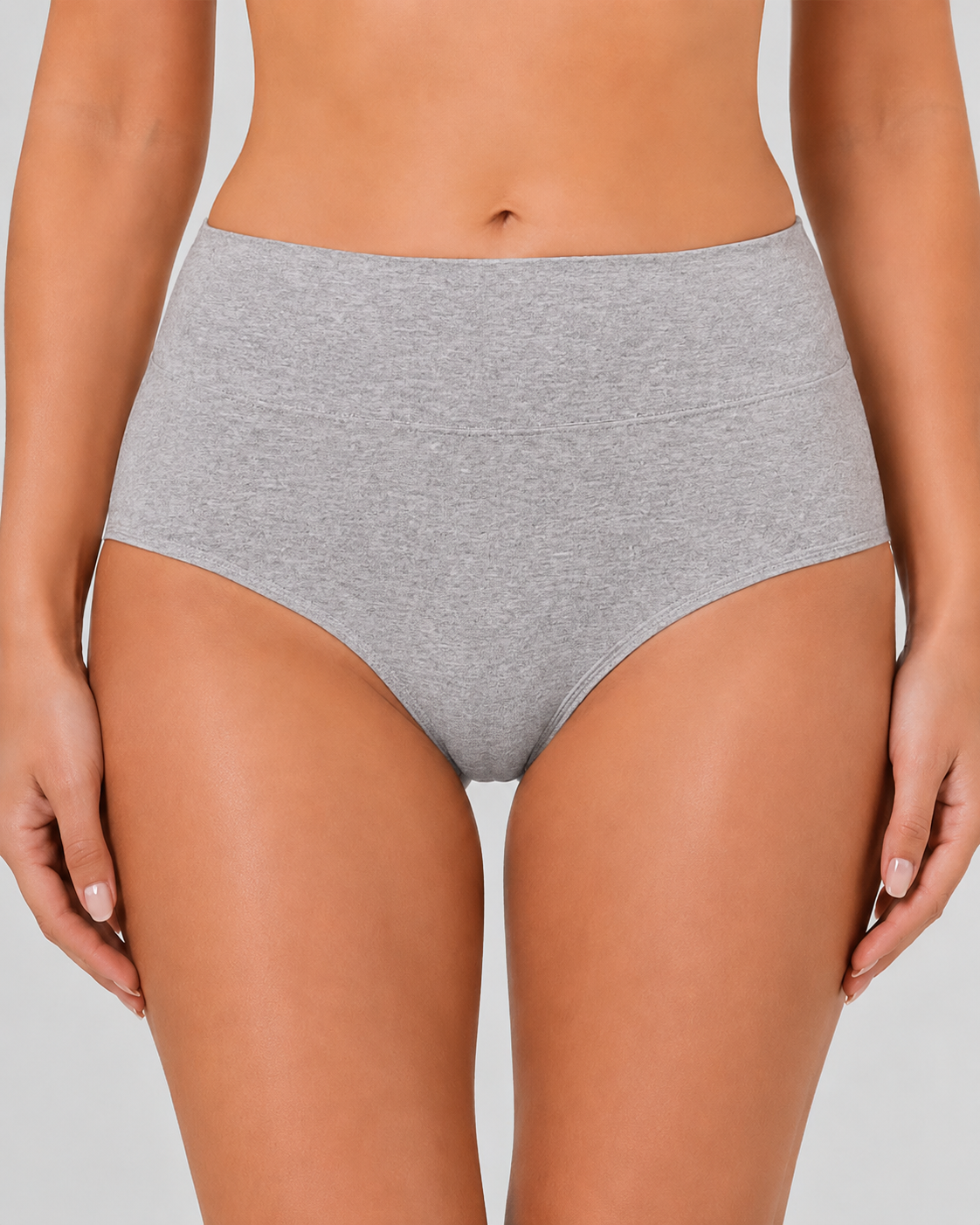 5-Pack High Waist Pure Cotton Breathable Comfortable Panties