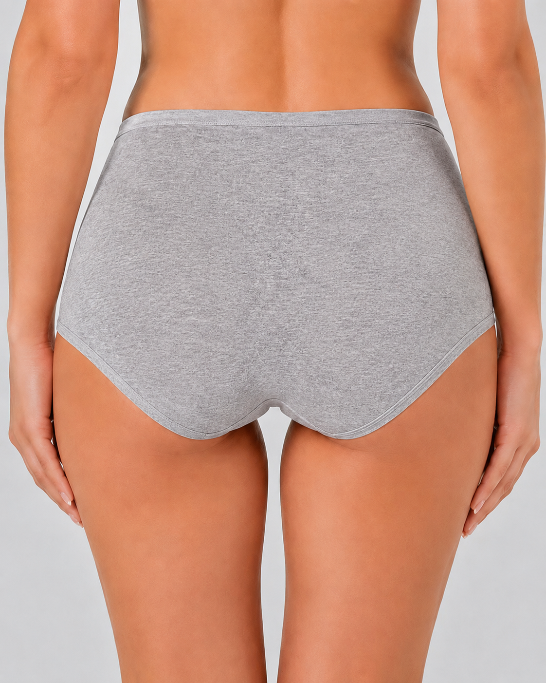 5-Pack High Waist Pure Cotton Breathable Comfortable Panties