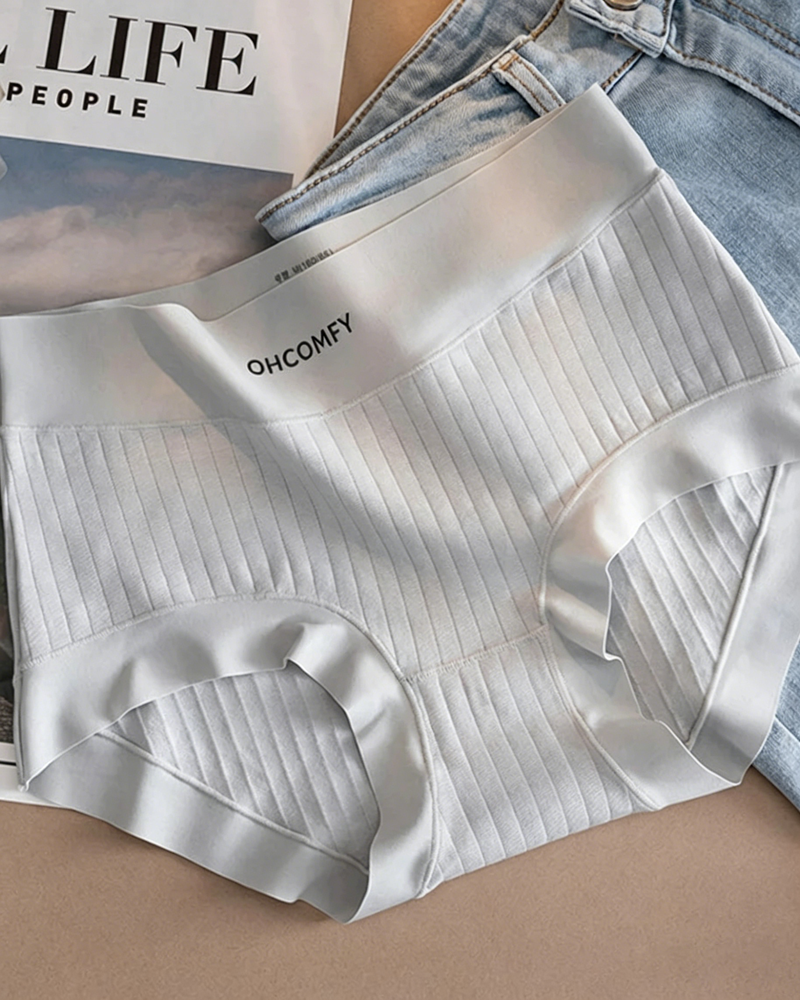 Cotton Antibacterial Seamless Breathable Briefs