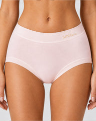 5-Pack Mid Waist Seamless Modal Silk Antibacterial Crotch Briefs