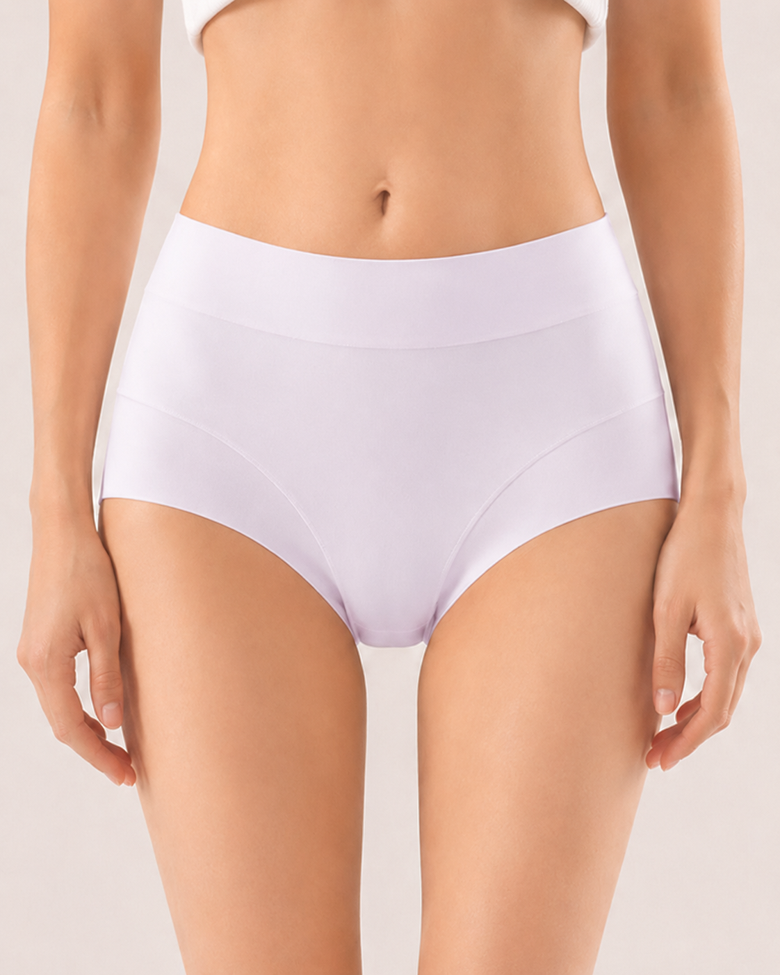5-Pack High Waist Pure Cotton Seamless Breathable Briefs