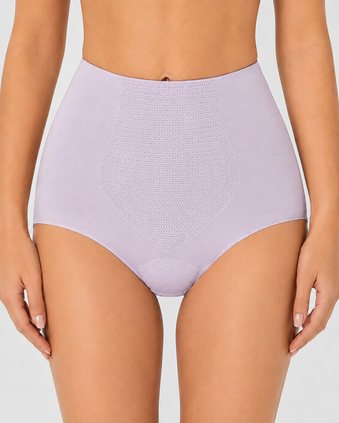 5-Pack Ultra Thin Seamless Ice Silk High Waist Tummy Control Panties