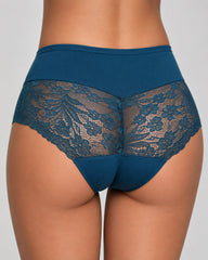 Multiple-Pack Cotton Lace Patchwork Briefs