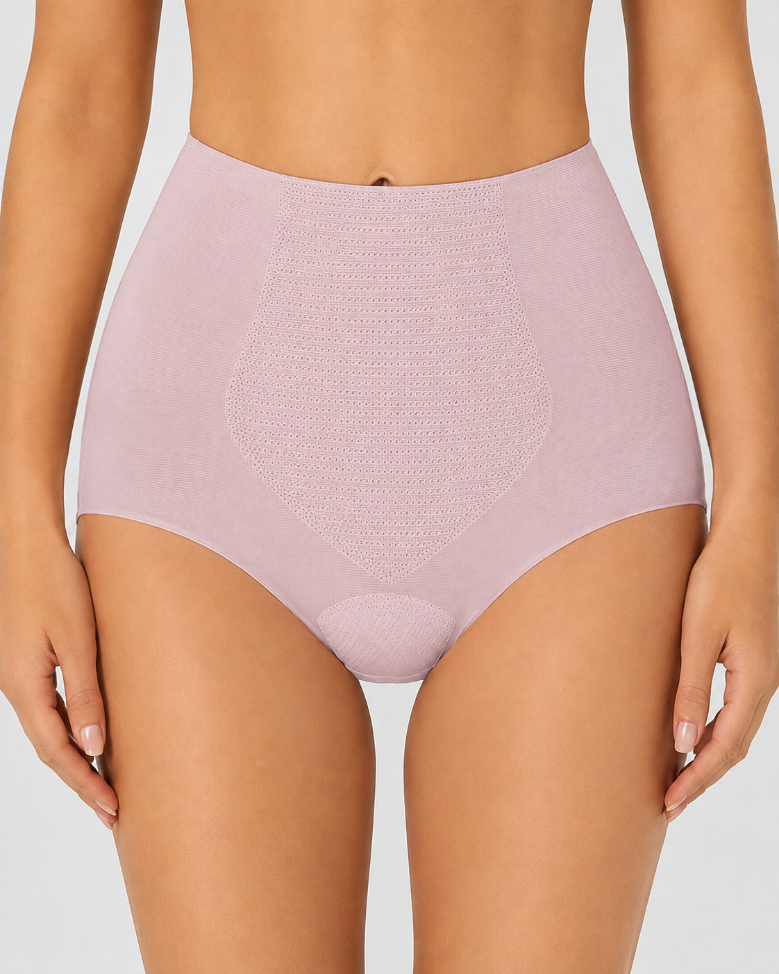 5-Pack Ultra Thin Seamless Ice Silk High Waist Tummy Control Panties