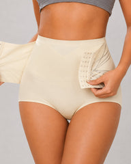 2-Pack Seamless Tummy Control Adjustable Hook-Up Shaping Panties