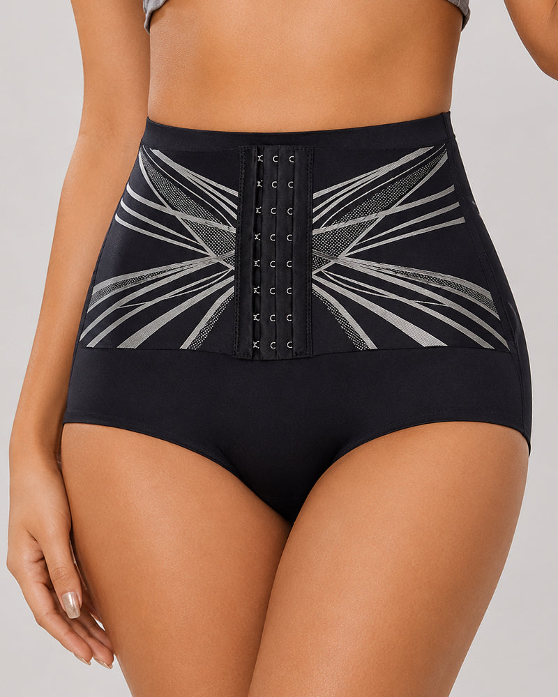 2-Pack Seamless Tummy Control Adjustable Hook-Up Shaping Panties