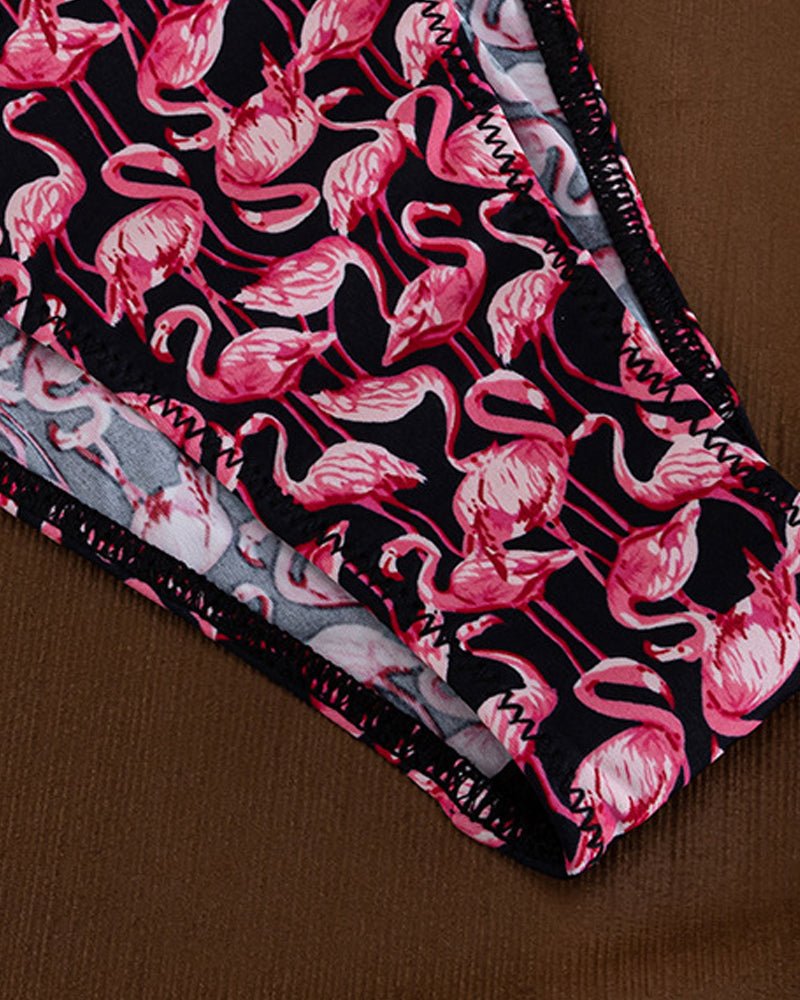 Seamless Colorblock Printed Panties