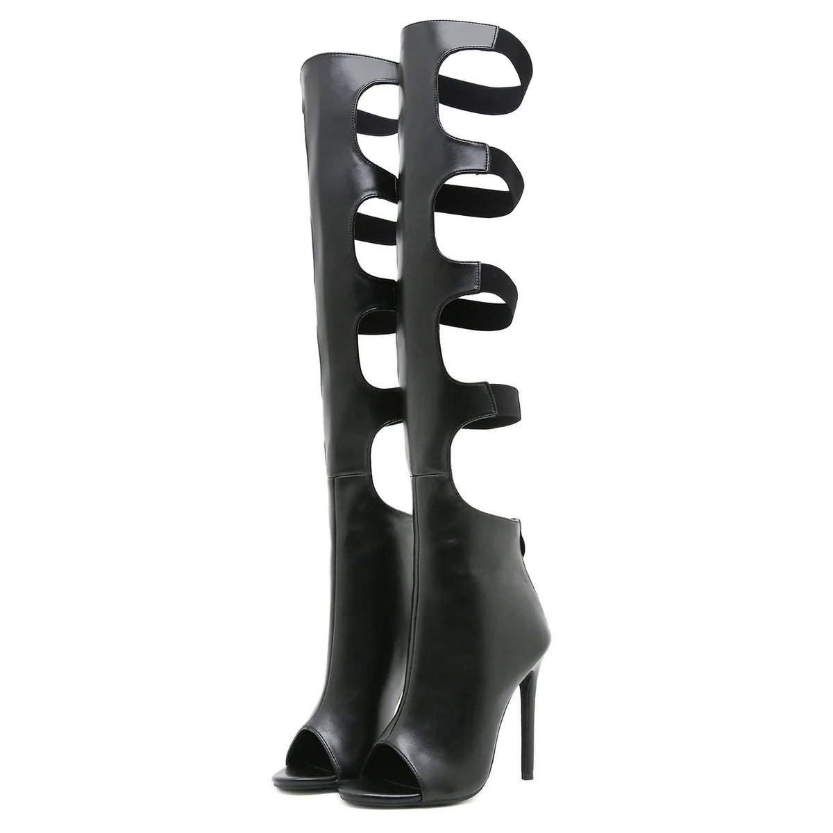Eilyken Design Style Peep Toe Narrow Band Women Boots