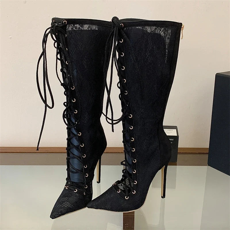 Eilyken Street Style Knee-High Boots