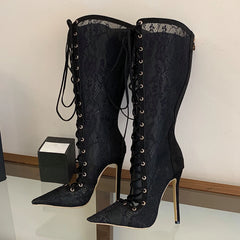 Eilyken Street Style Knee-High Boots