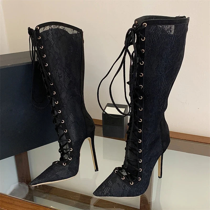 Eilyken Street Style Knee-High Boots