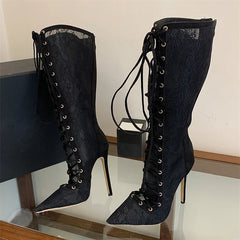 Eilyken Street Style Knee-High Boots