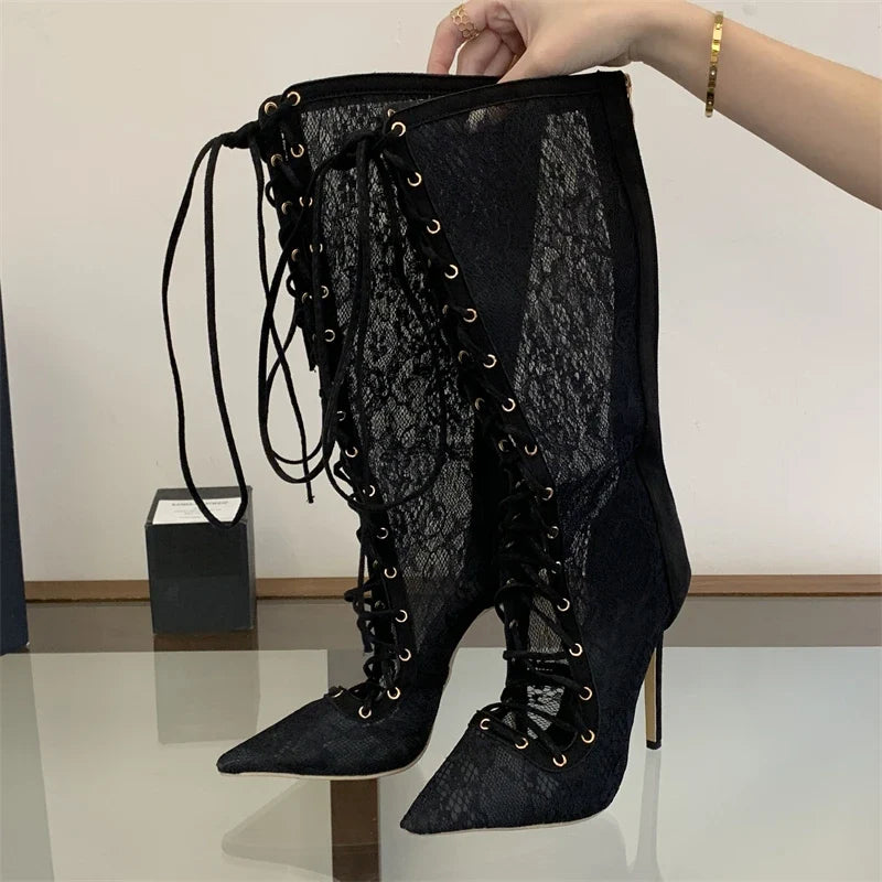 Eilyken Street Style Knee-High Boots