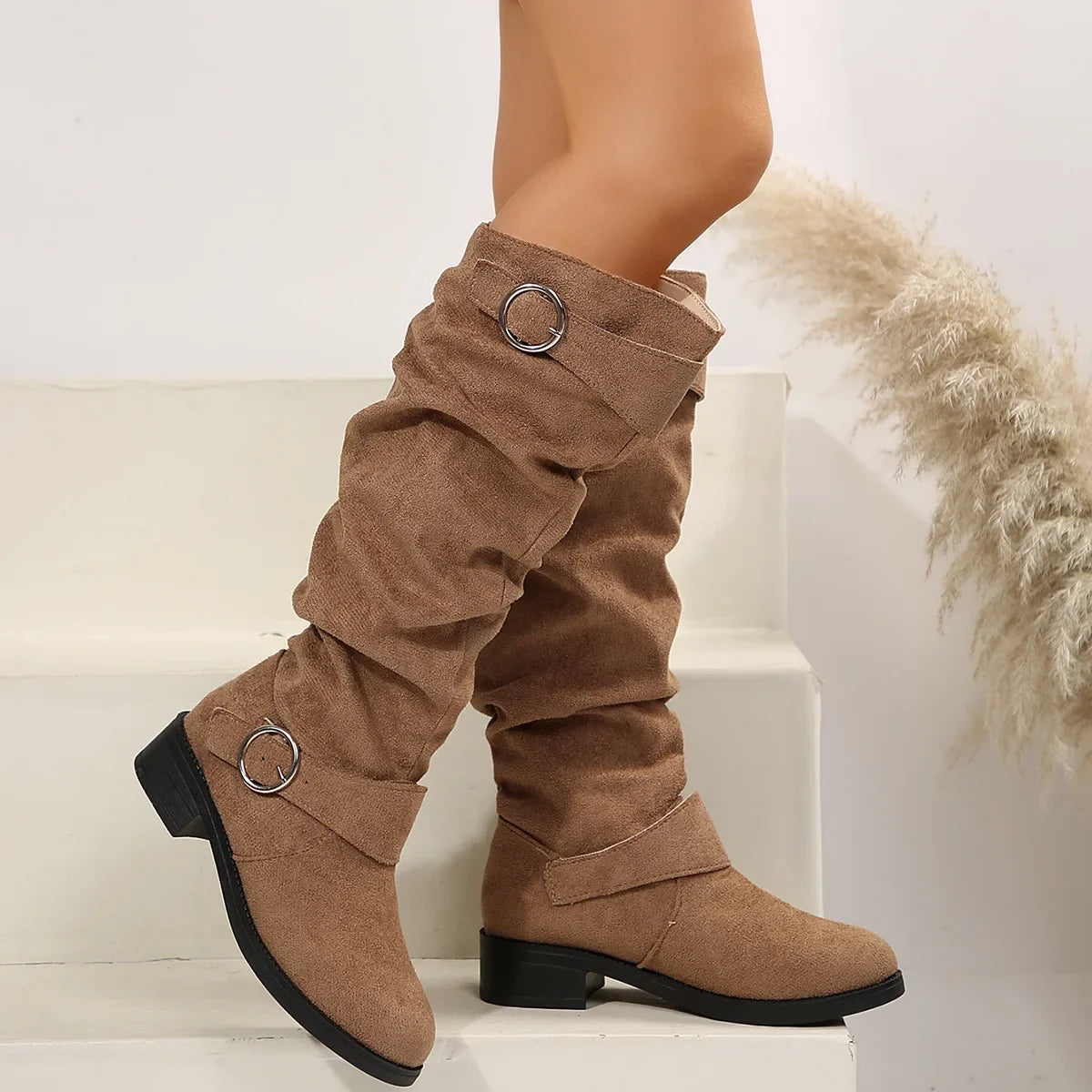 Elegant Knee High Women Boots