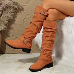 Elegant Knee High Women Boots