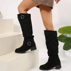 Elegant Knee High Women Boots
