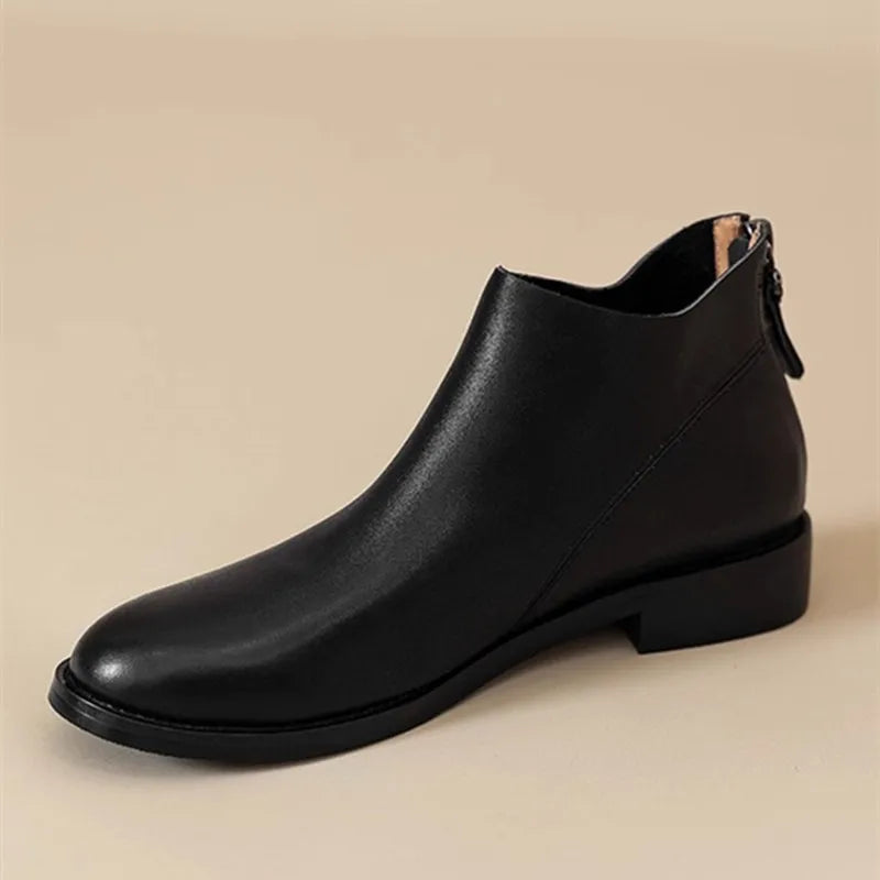 Elegant Soft Leather Chelsea Boots