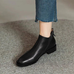 Elegant Soft Leather Chelsea Boots