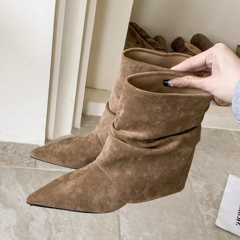 Elegant Stiletto Ankle Boots