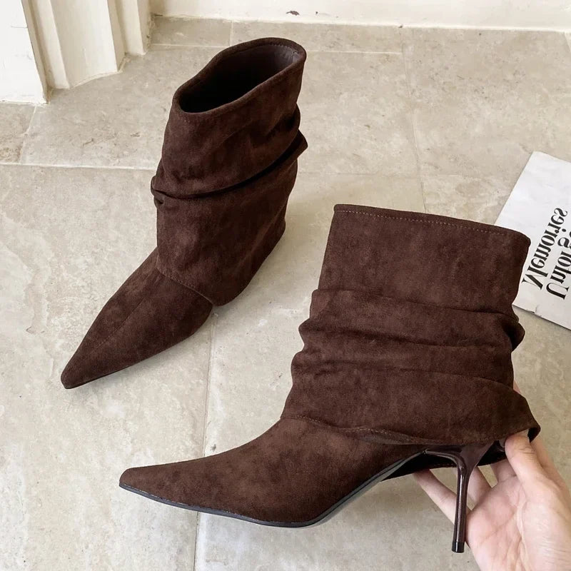 Elegant Stiletto Ankle Boots