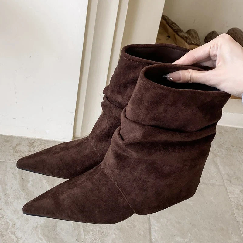 Elegant Stiletto Ankle Boots