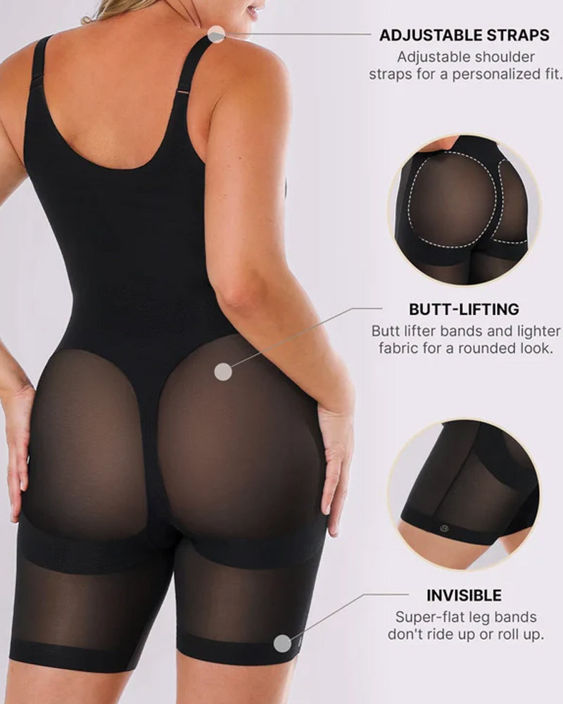 Women's Tummy Control Butt Lifting Seamless Sculpting Shapewear Bodysuit