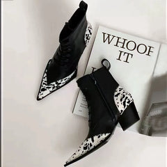 Chunky Heel Ankle Boots