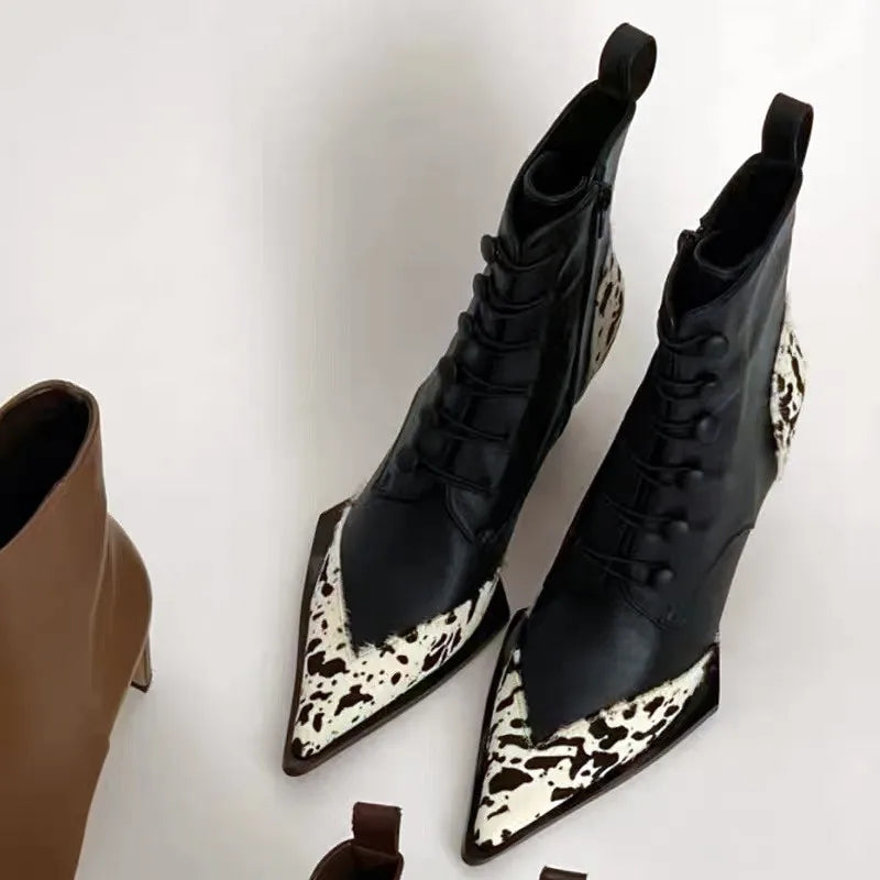 Chunky Heel Ankle Boots