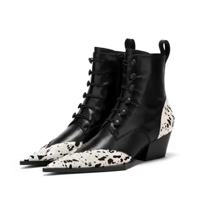 Chunky Heel Ankle Boots