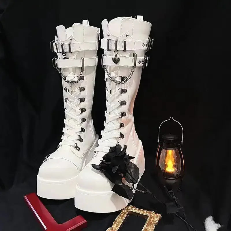 Gothic Punk Platform Boots