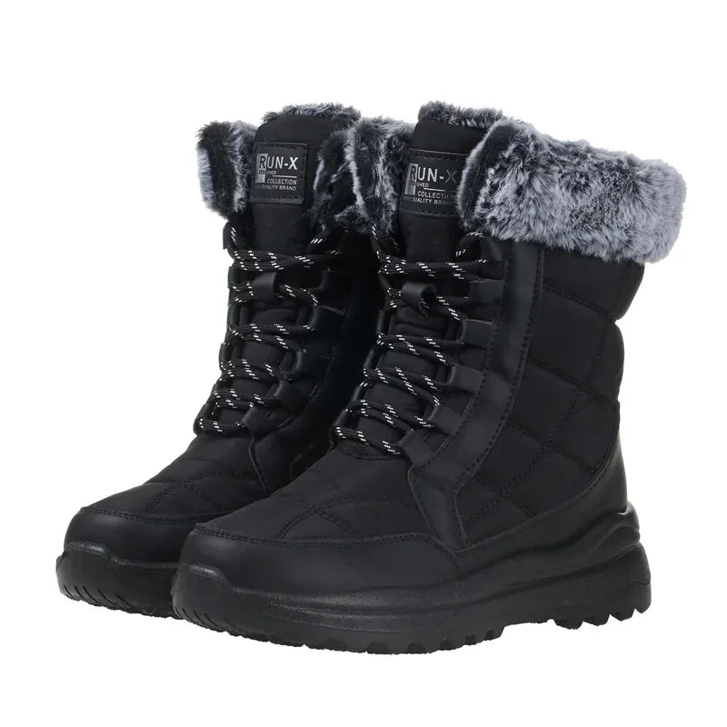 Lace Up Non-slip Thick Bottom Ankle Boots