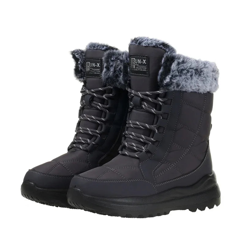Lace Up Non-slip Thick Bottom Ankle Boots