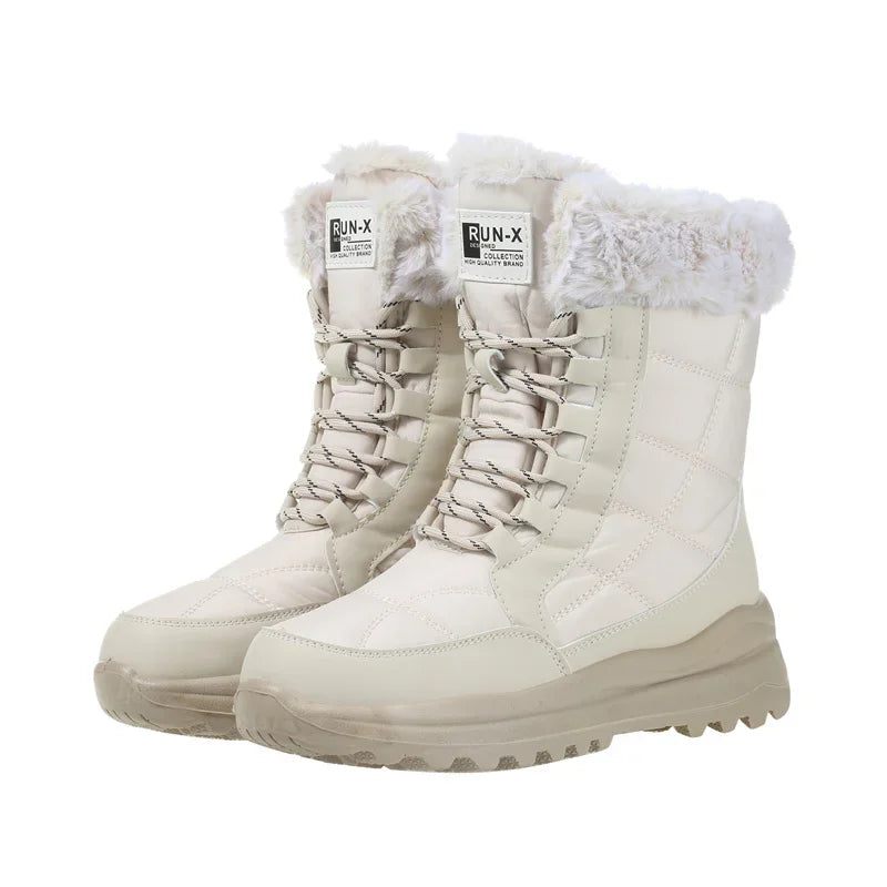 Lace Up Non-slip Thick Bottom Ankle Boots