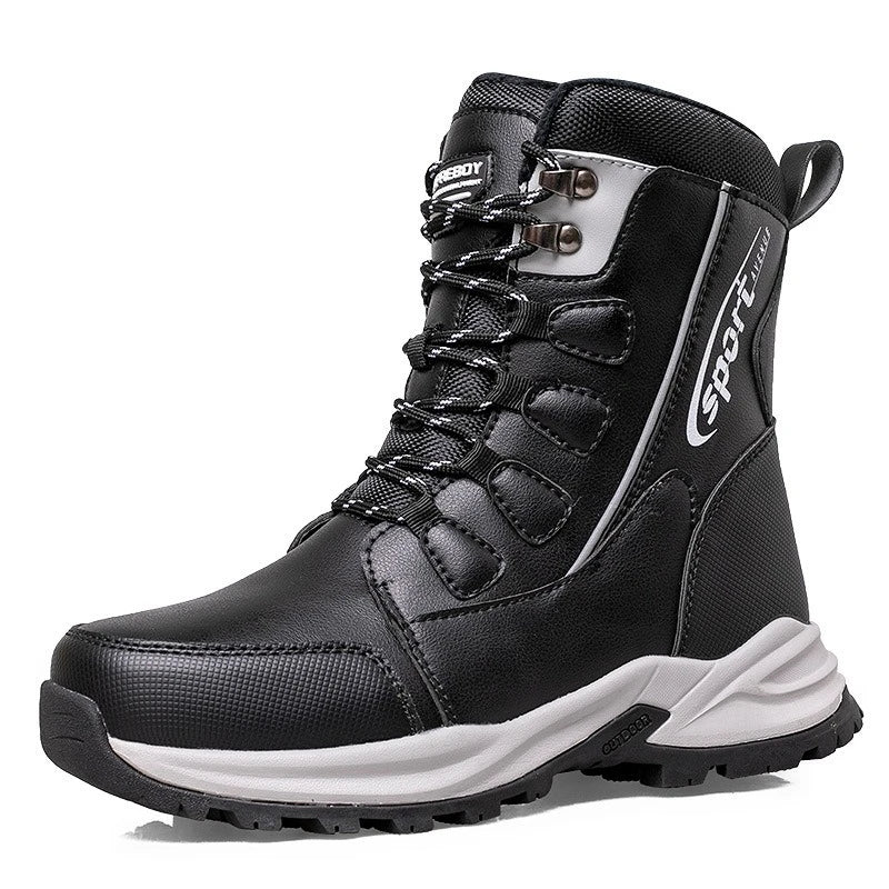 Lace-up Design Brand Couple Snow Boots