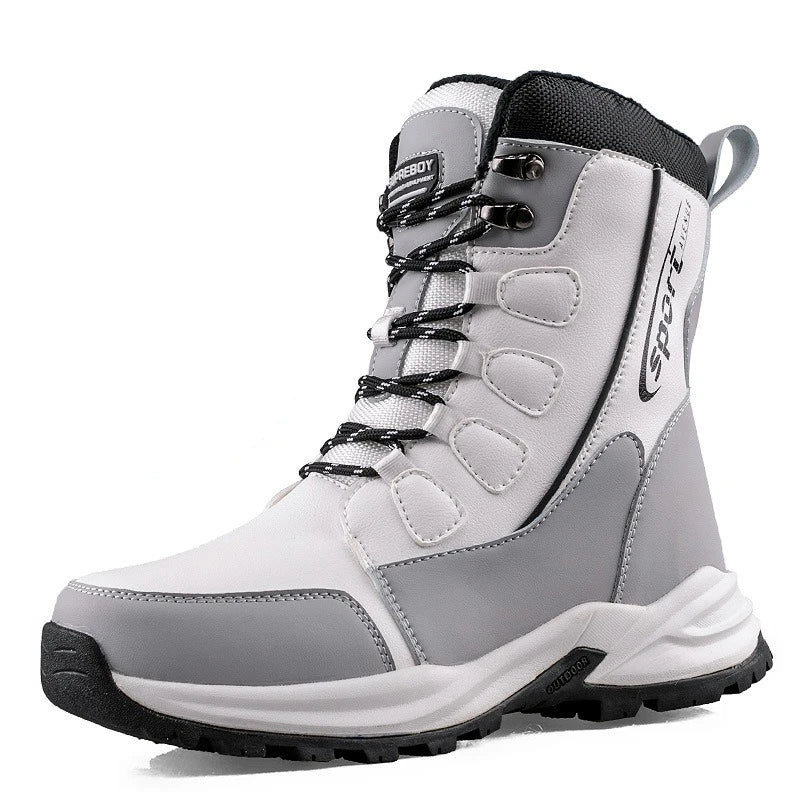 Lace-up Design Brand Couple Snow Boots