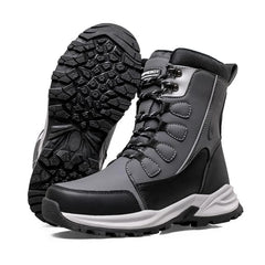 Lace-up Design Brand Couple Snow Boots
