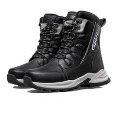 Lace-up Design Brand Couple Snow Boots