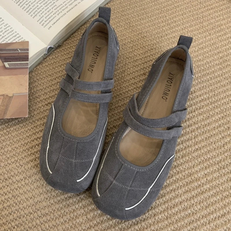 Patchwork Sewing Design Ballet Sneaker
