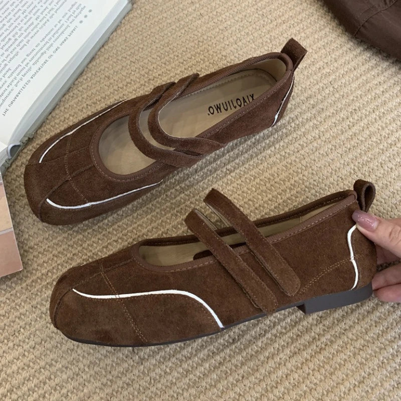 Patchwork Sewing Design Ballet Sneaker