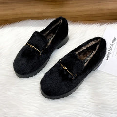 Thick-soled Fluffy Shoes