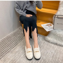 Thick-soled Fluffy Shoes