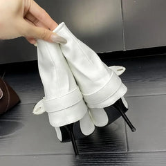 Thin High Heel Ankle Boots
