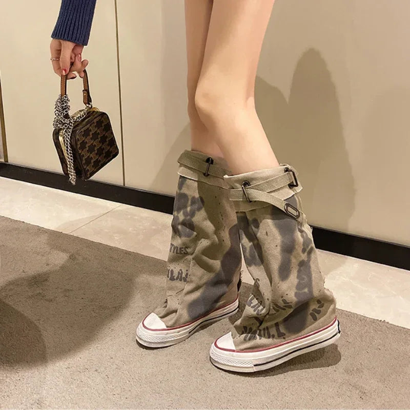 Trouser Barrel Stacking Boots