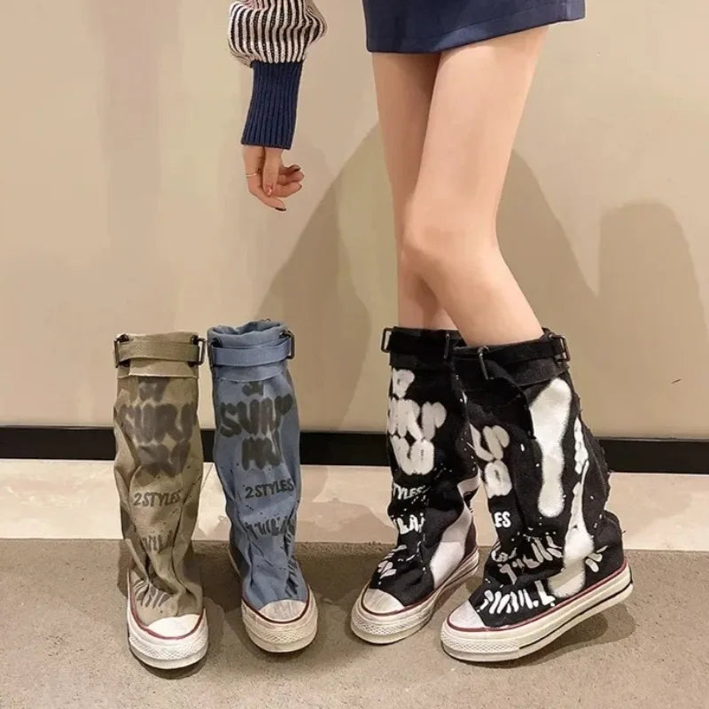Trouser Barrel Stacking Boots