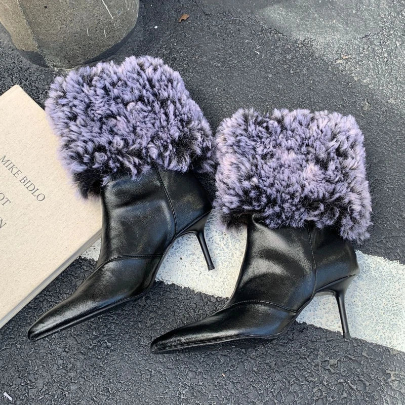 Warm Plush Ankle Boots