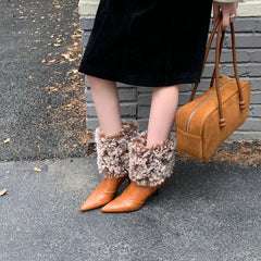 Warm Plush Ankle Boots