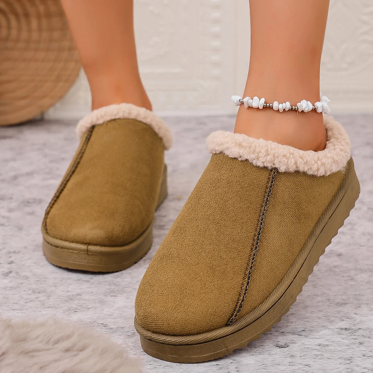 Women Fluffy Slippers