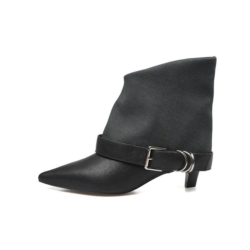 High-heeled Ankle Boots