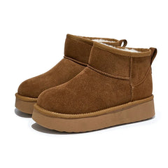 Genuine Leather Snow Boots